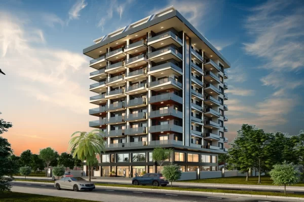 Just 100 Meters to Sea Newly Apartments and Penthouses for Sale in Alanya