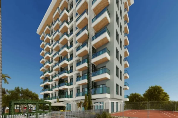 Named Life in the Garden Project with 1+1 Flats and 2+1 Penthouses Options for Sale in Alanya