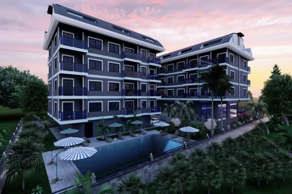 Ultimate Coastal Living from 100 Meters with 1+1 Flats and 2+1 Duplexes for Sale in Alanya