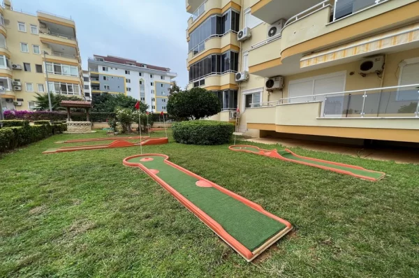 Just 100 Meters to Sea 2+1 Fully Furnished Apartment for Sale in Alanya