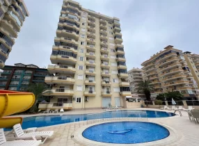 Just 100 Meters to Sea 2+1 Fully Furnished Apartment for Sale in Alanya