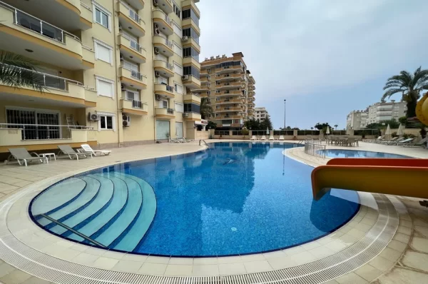 Just 100 Meters to Sea 2+1 Fully Furnished Apartment for Sale in Alanya