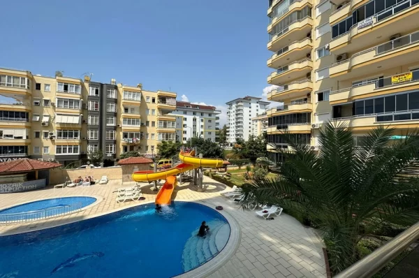 Just 100 Meters to Sea 2+1 Fully Furnished Apartment for Sale in Alanya