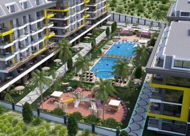 Alanya'da Yeni Tamamlanmış, Modern Mimarili 2+1 Satılık Gayrimenkullerini Keşfedin