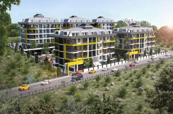 Alanya'da Yeni Tamamlanmış, Modern Mimarili 2+1 Satılık Gayrimenkullerini Keşfedin