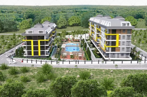 Alanya'da Yeni Tamamlanmış, Modern Mimarili 2+1 Satılık Gayrimenkullerini Keşfedin