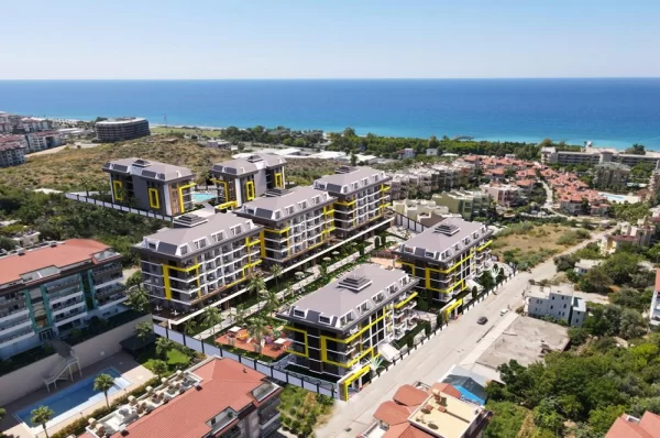 Alanya'da Yeni Tamamlanmış, Modern Mimarili 2+1 Satılık Gayrimenkullerini Keşfedin