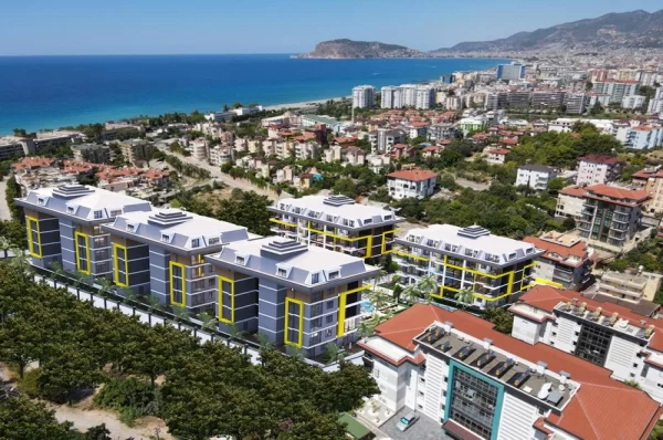 Alanya'da Yeni Tamamlanmış, Modern Mimarili 2+1 Satılık Gayrimenkullerini Keşfedin