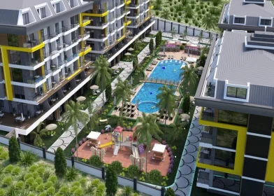 Discover Newly Completed, Modern Architectural 1+1 and 2+1 Properties for Sale in Alanya