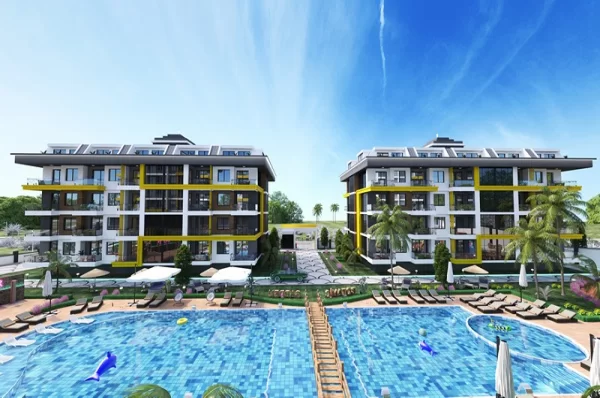 Discover Newly Completed, Modern Architectural 1+1 and 2+1 Properties for Sale in Alanya