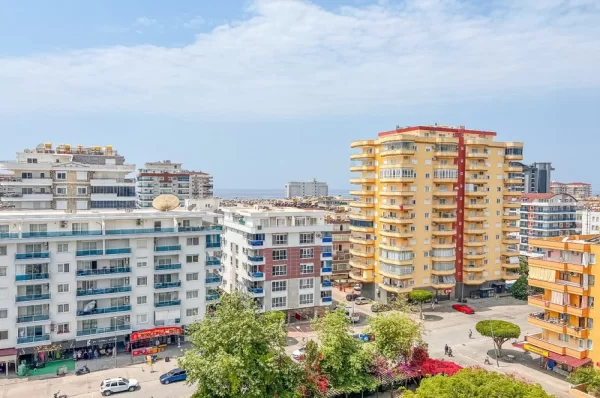 Explore the Fully Furnished High Floor 2+1 Apartment for Sale in Alanya