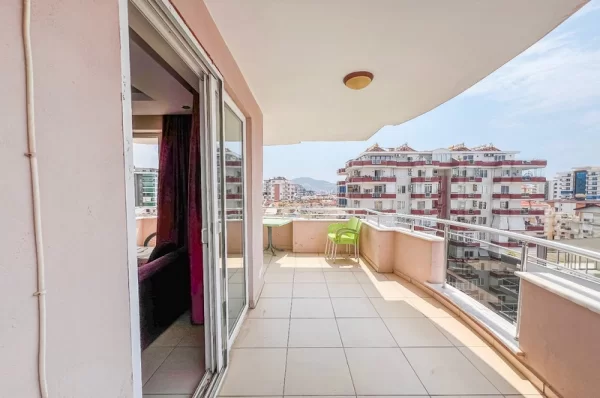 Explore the Fully Furnished High Floor 2+1 Apartment for Sale in Alanya