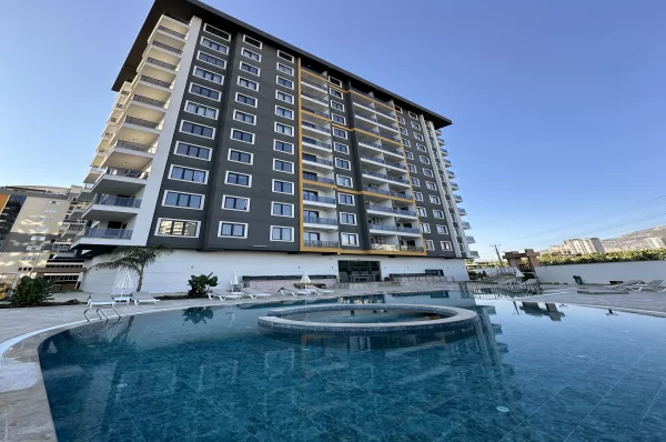 Mahmutlar Alanya'da Merkezi Konumda 1+1 Daire